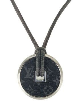Louis Vuitton Eclipse Coin Necklace in Graphite